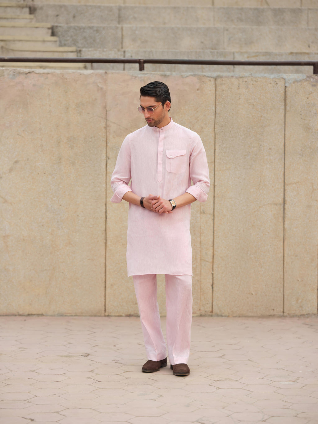 Blush Horizon Kurta Trouser