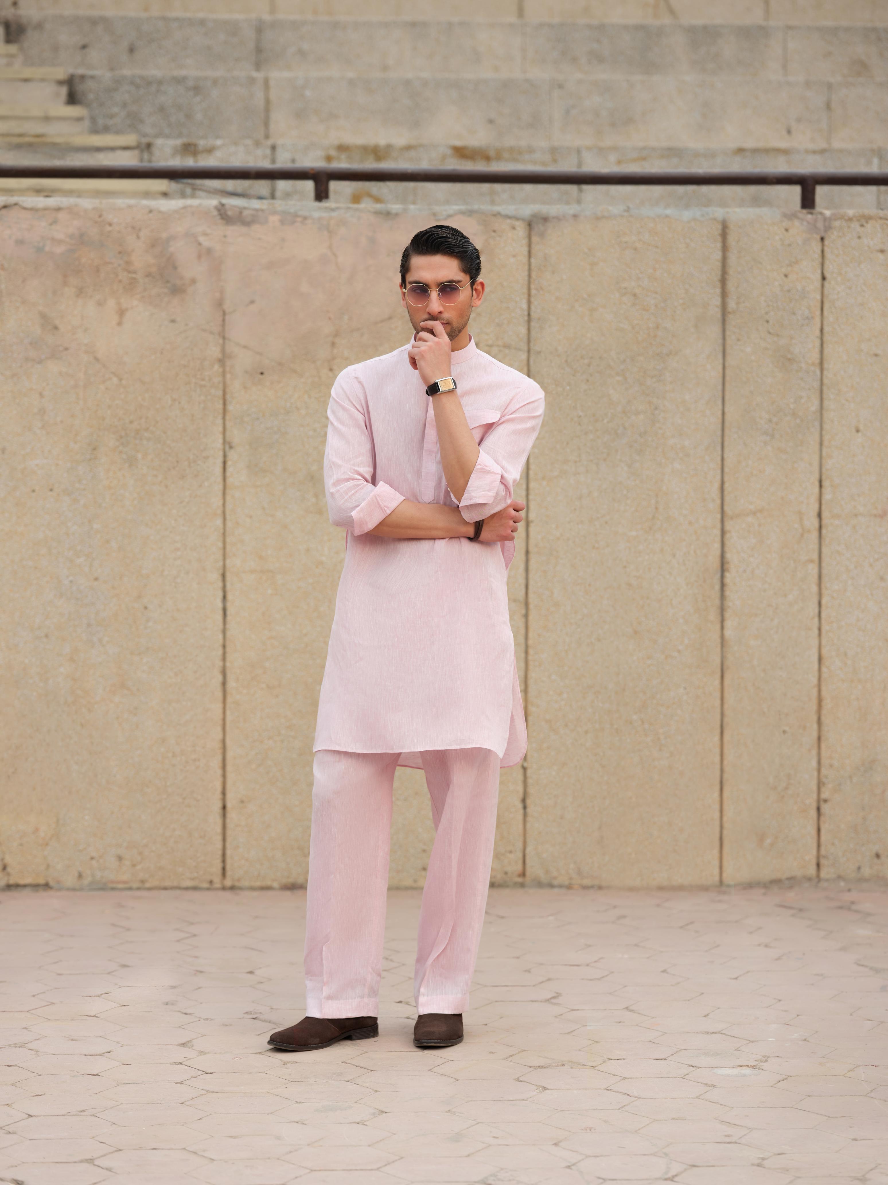 Blush Horizon Kurta Trouser Secondary image