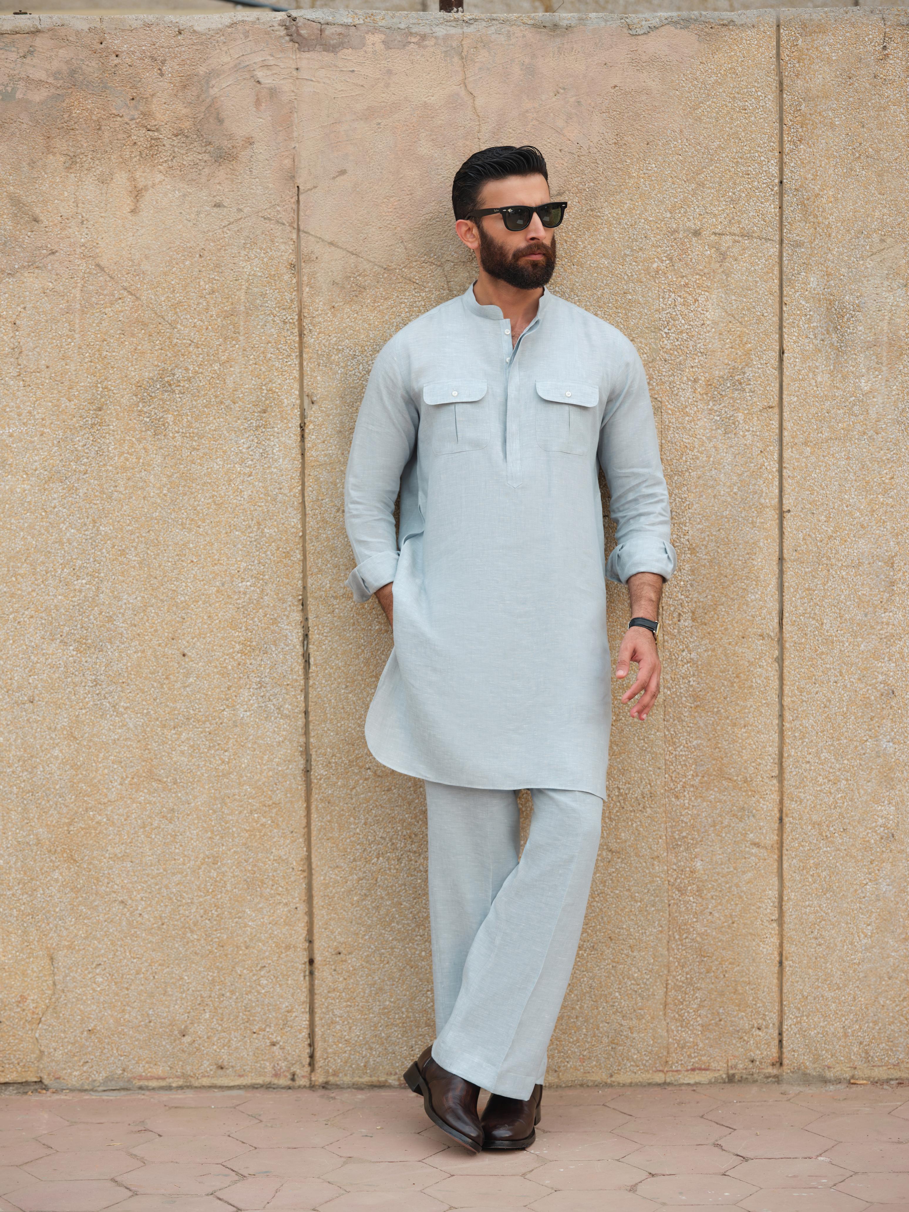 Glacier Sage Kurta Trouser