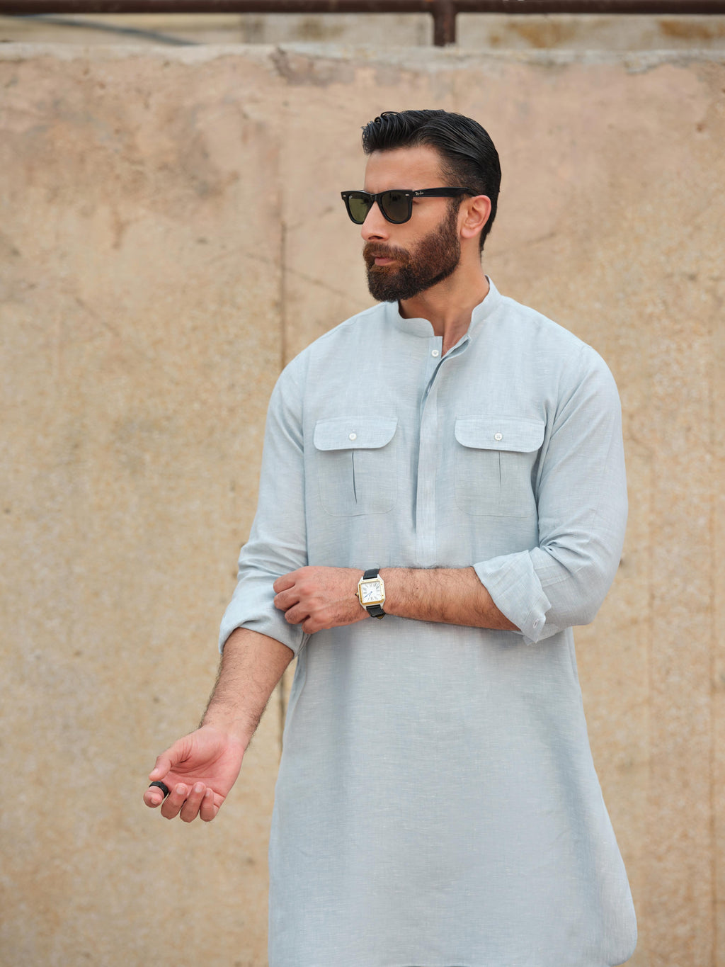 Glacier Sage Kurta Trouser