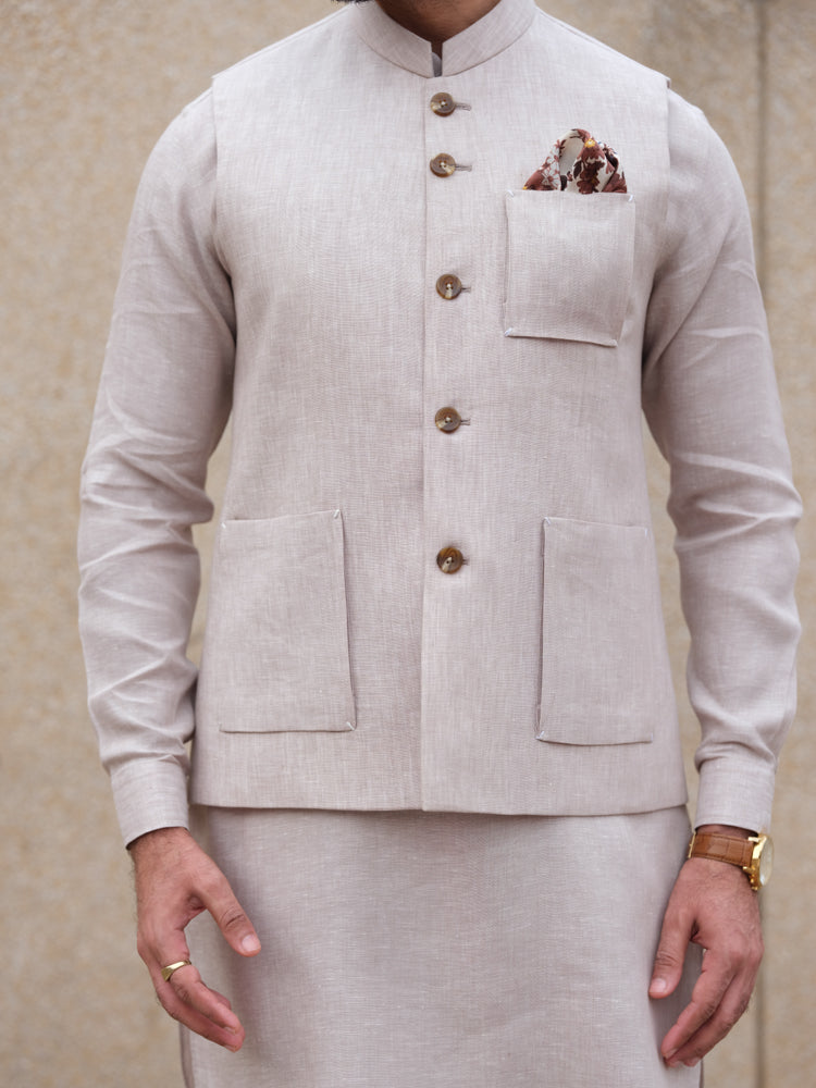 Chapter 1: Heritage - Shah Jahan (Kurta Trouser & Waistcoat) Secondary image