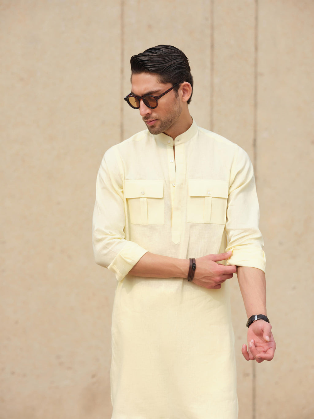 Lime Kurta Trouser