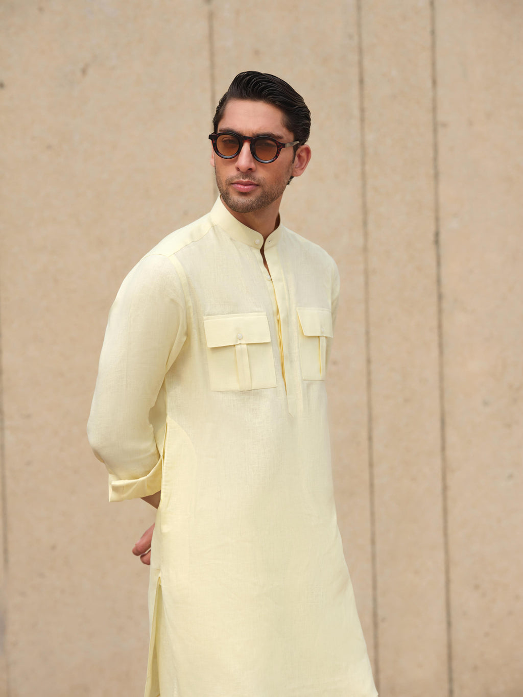 Lime Kurta Trouser