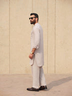Sandstone Beige Kurta Trouser