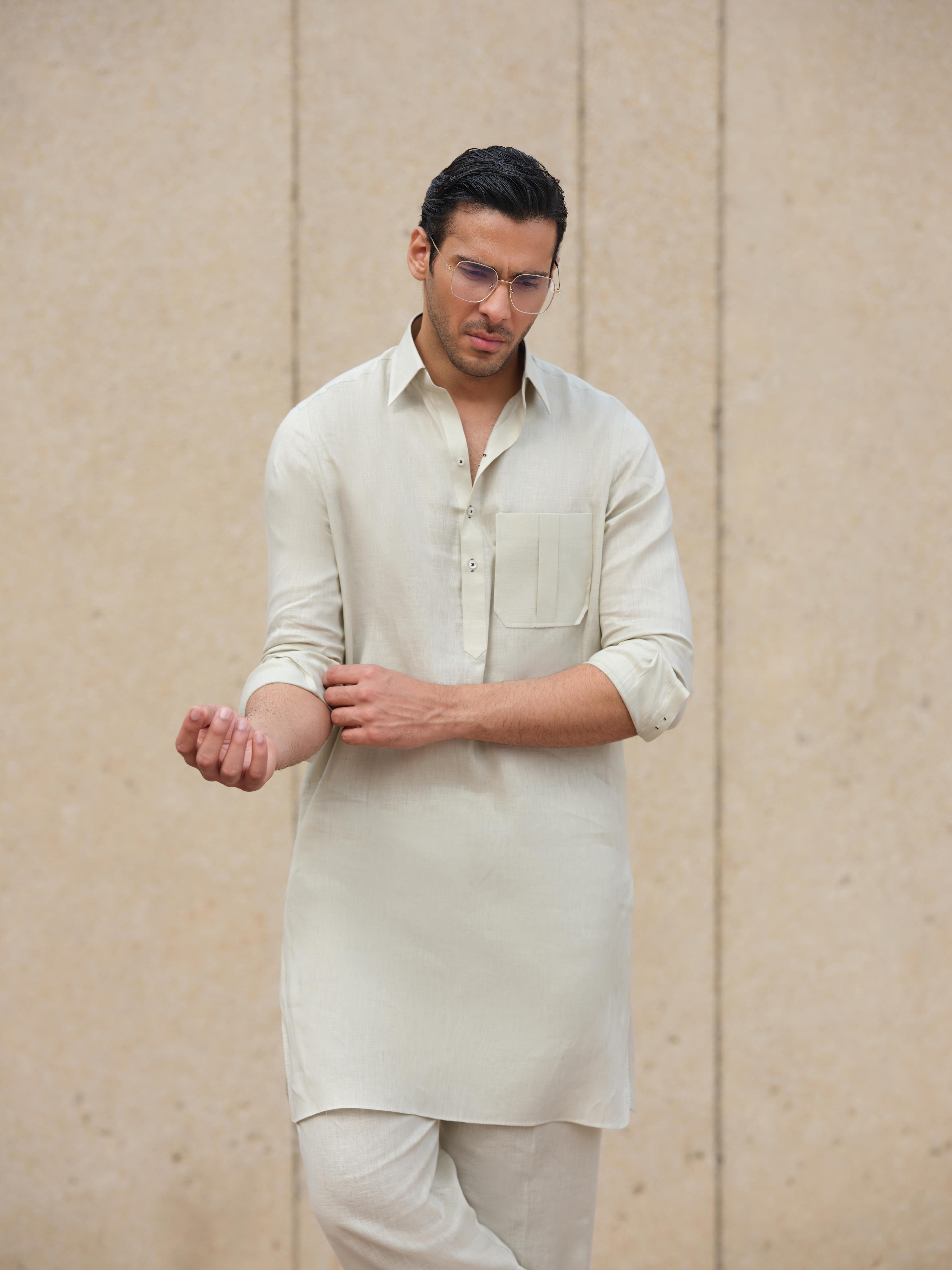 Sage Green Kurta Trouser Main image