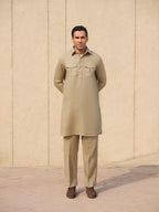 Desert Tan Kurta Trouser
