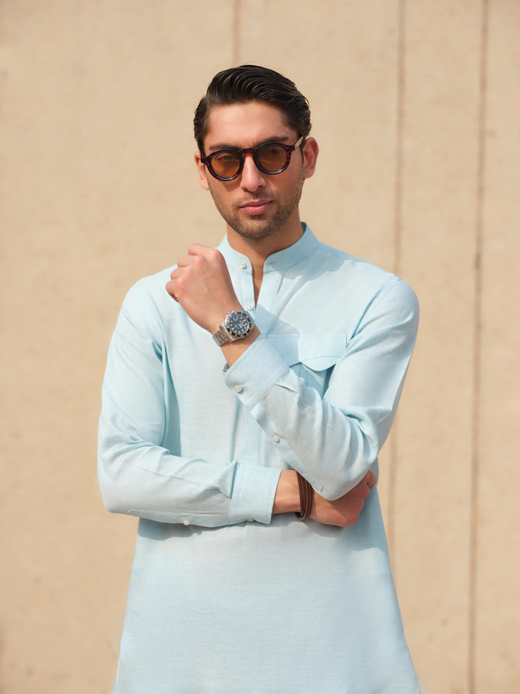 Sky Blue Kurta Trouser