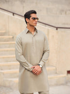 Khaki Kurta Trouser