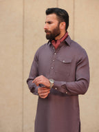 Midnight Plum Kurta Trouser