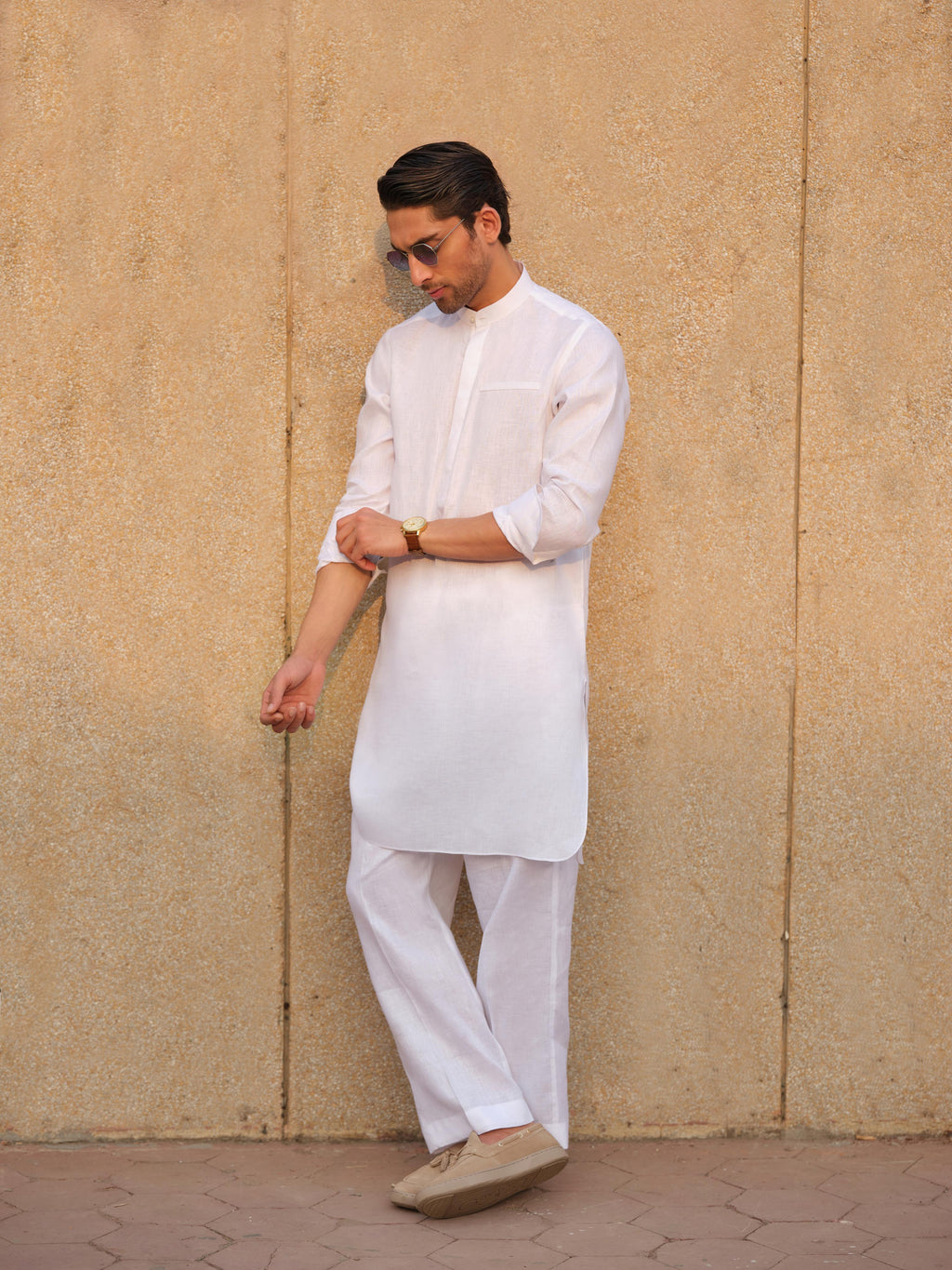 Snowfall White Kurta Trouser