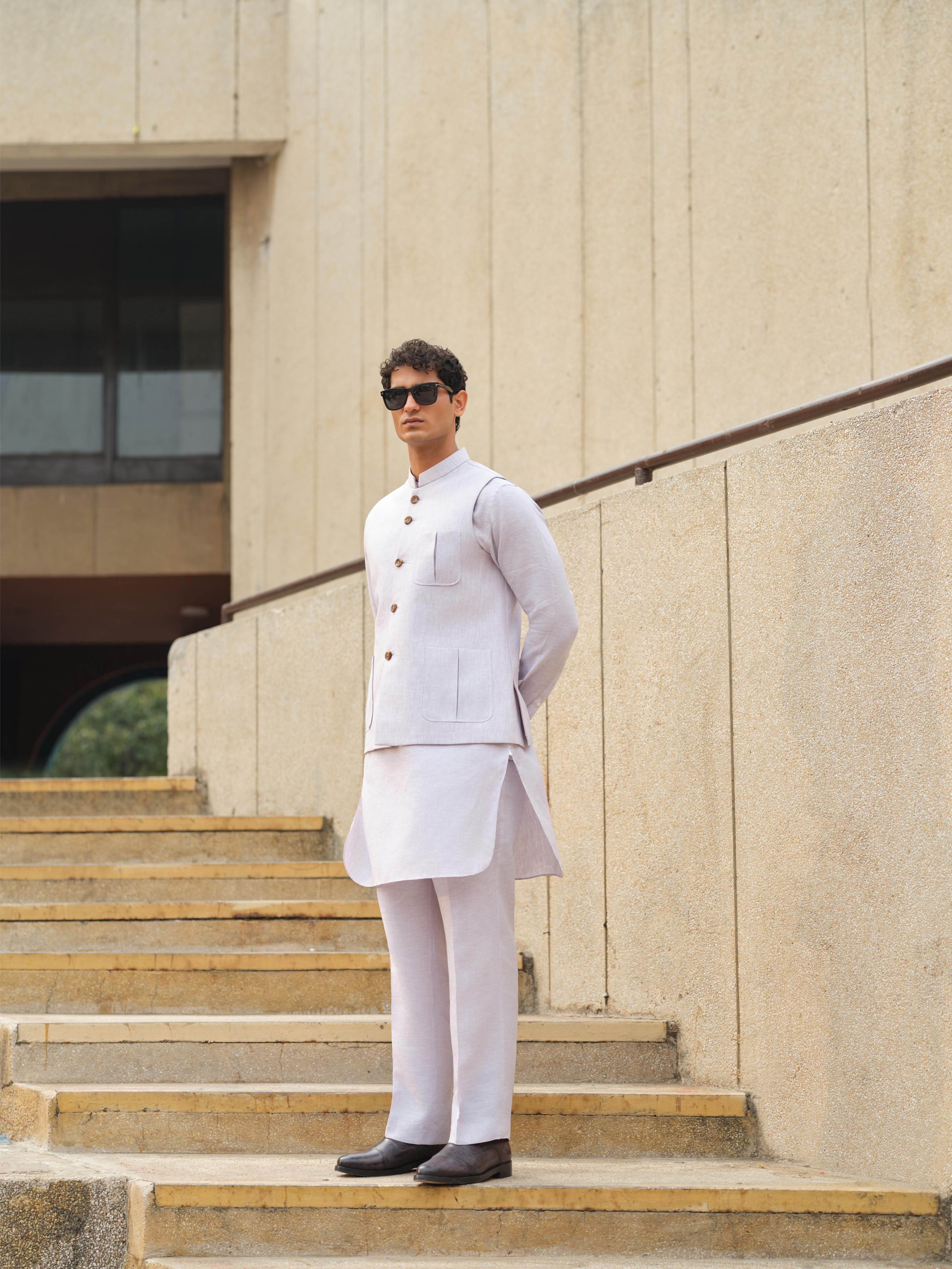 Pearl Mist Waistcoat - Babar Main image